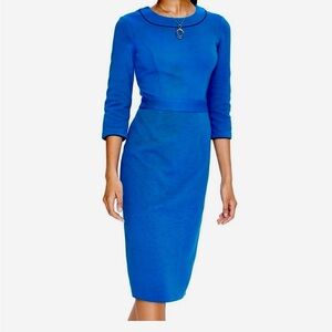 Boden Royal Blue Long Sleeve Dress